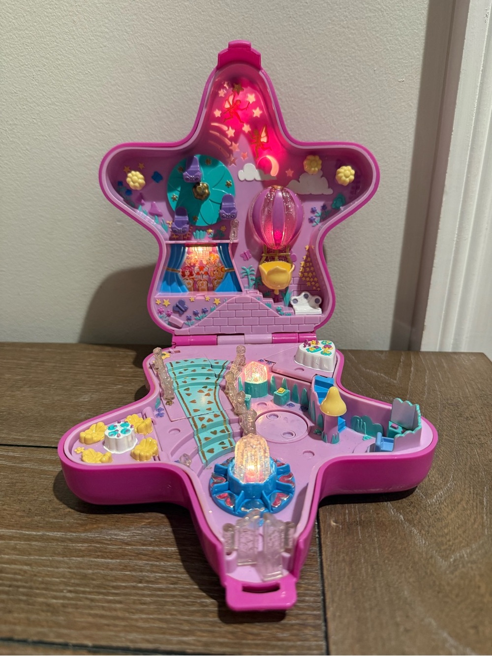 Vintage Polly Pocket Bluebird 1993 Fairy Light Wonderland Works Compact Only